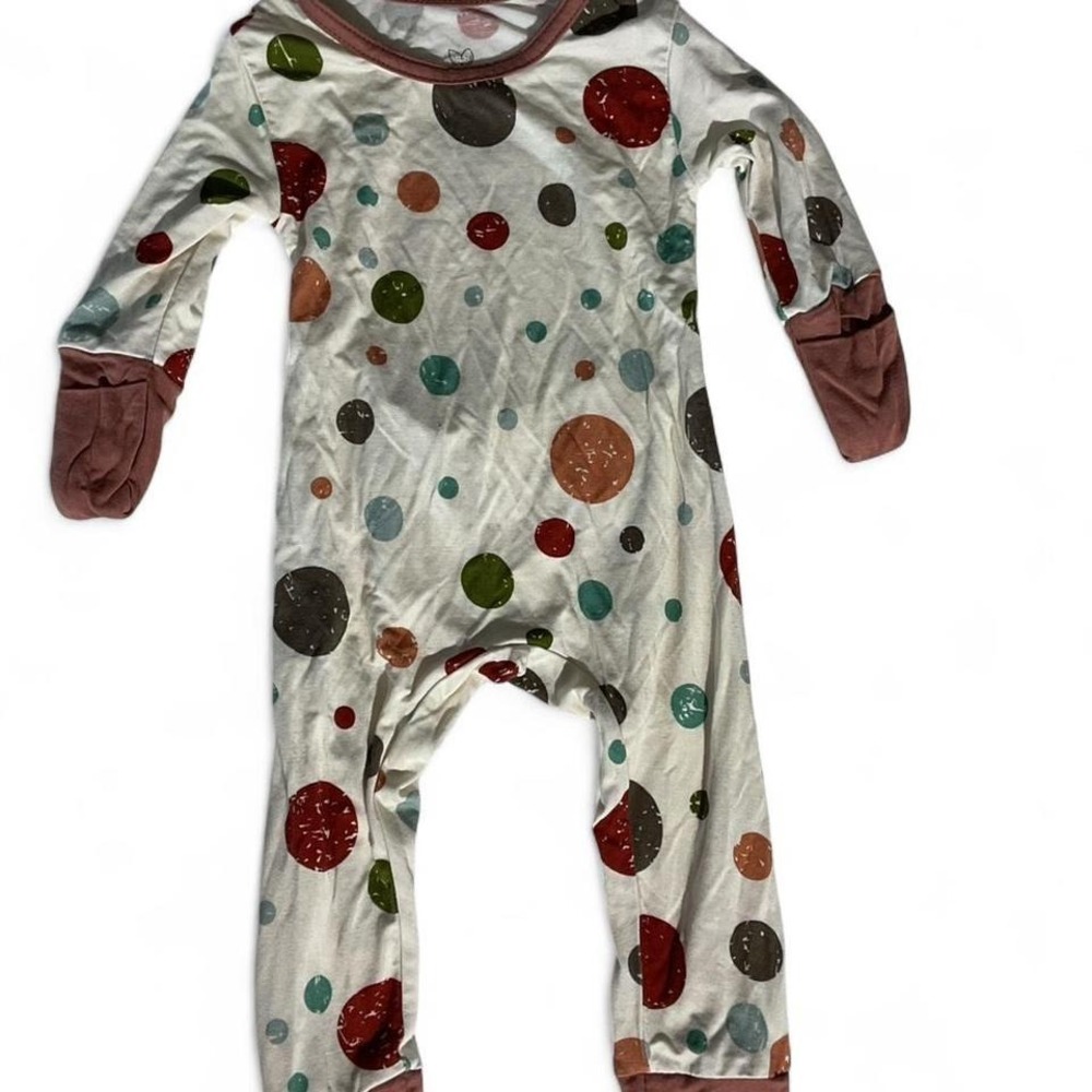 NWOT The simple seed bamboo Polka Dot Kids One Piece